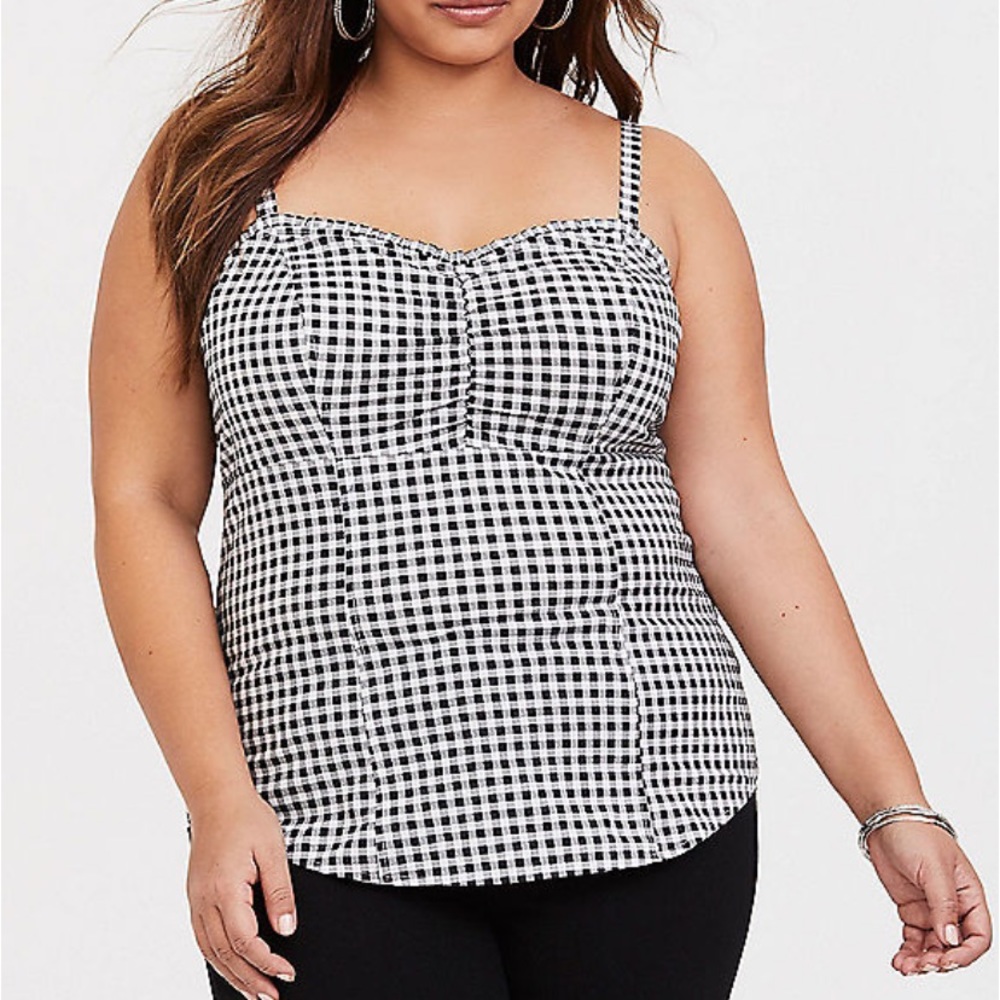 Gingham Poplin Cami